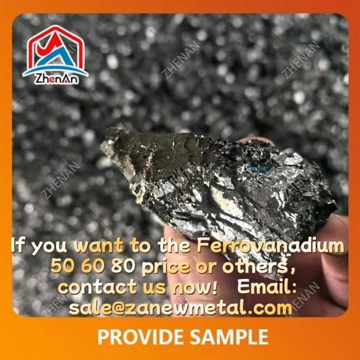 Industrial-Grade 60% Ferro Vanadium Granules factory